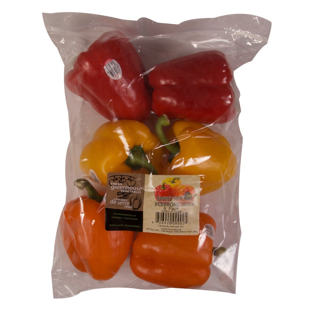 Peppers, 6ct Orange, Red, Yellow *SALE*