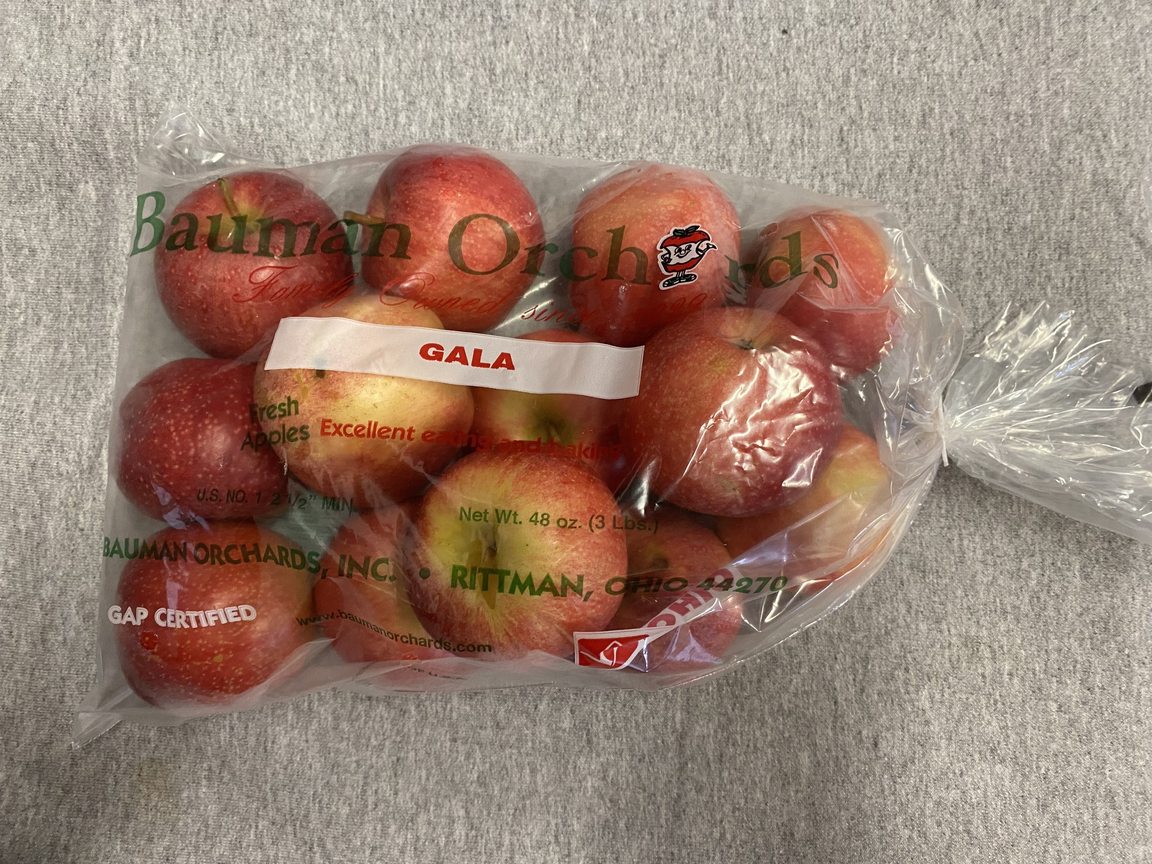 Bagged Gala Apples