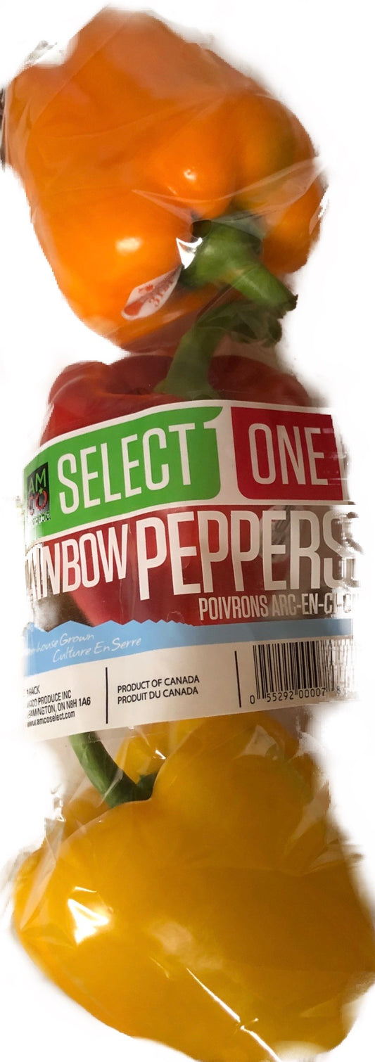 Peppers, 3 Count - Orange, Red, Yellow *SALE*